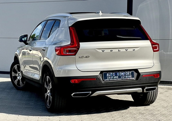 Volvo XC 40 cena 108999 przebieg: 189856, rok produkcji 2019 z Międzylesie małe 781
